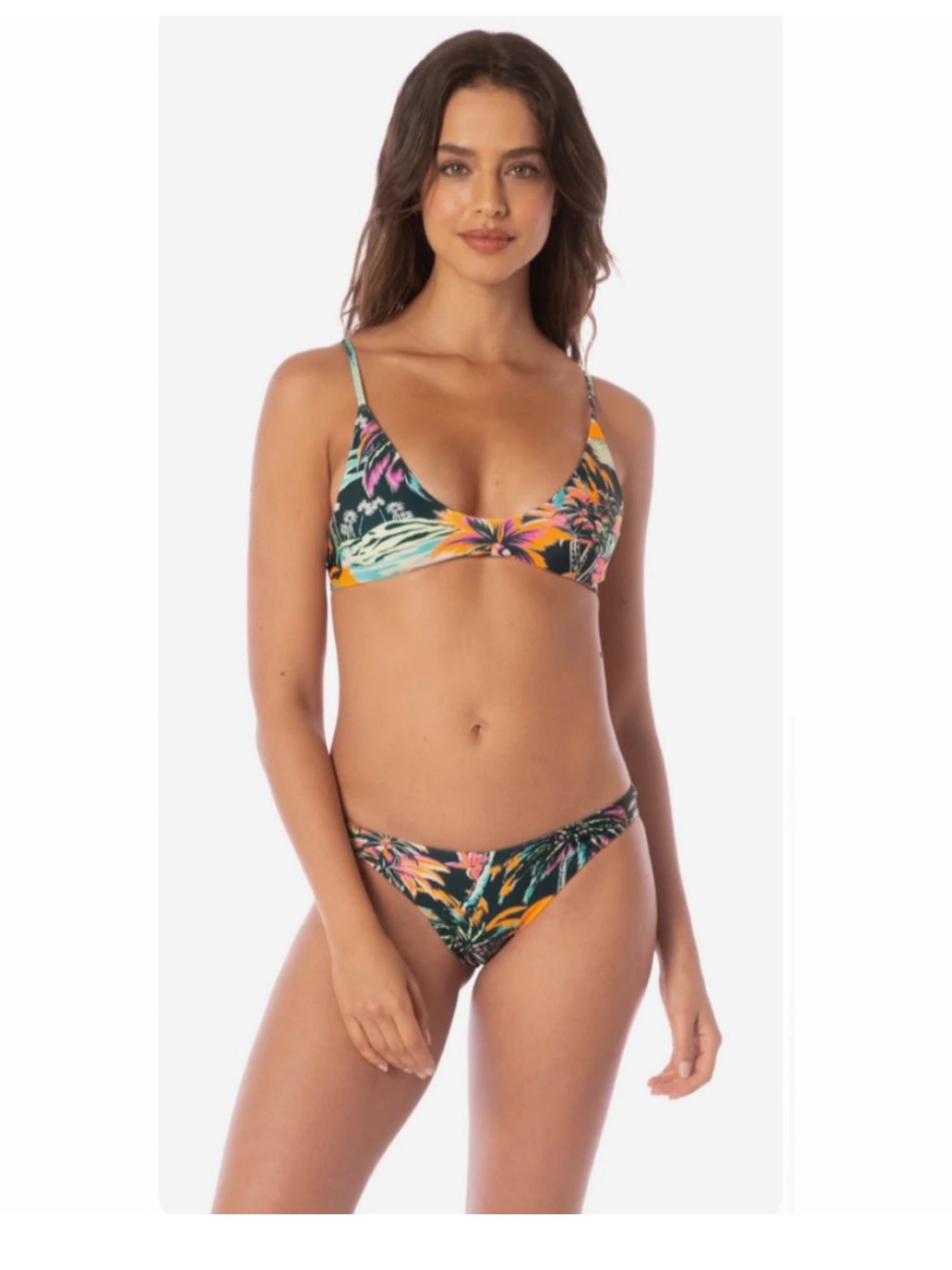 (TOP) Maaji Funky Fiesta Creta Reversible Bikini Top- Medium.